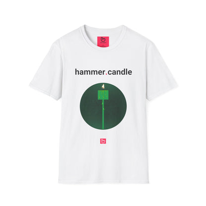 hammer.candle – Reversal Signal & Market Resilience | Price Action Tee - Unique Graphic Tee by nano.narrative