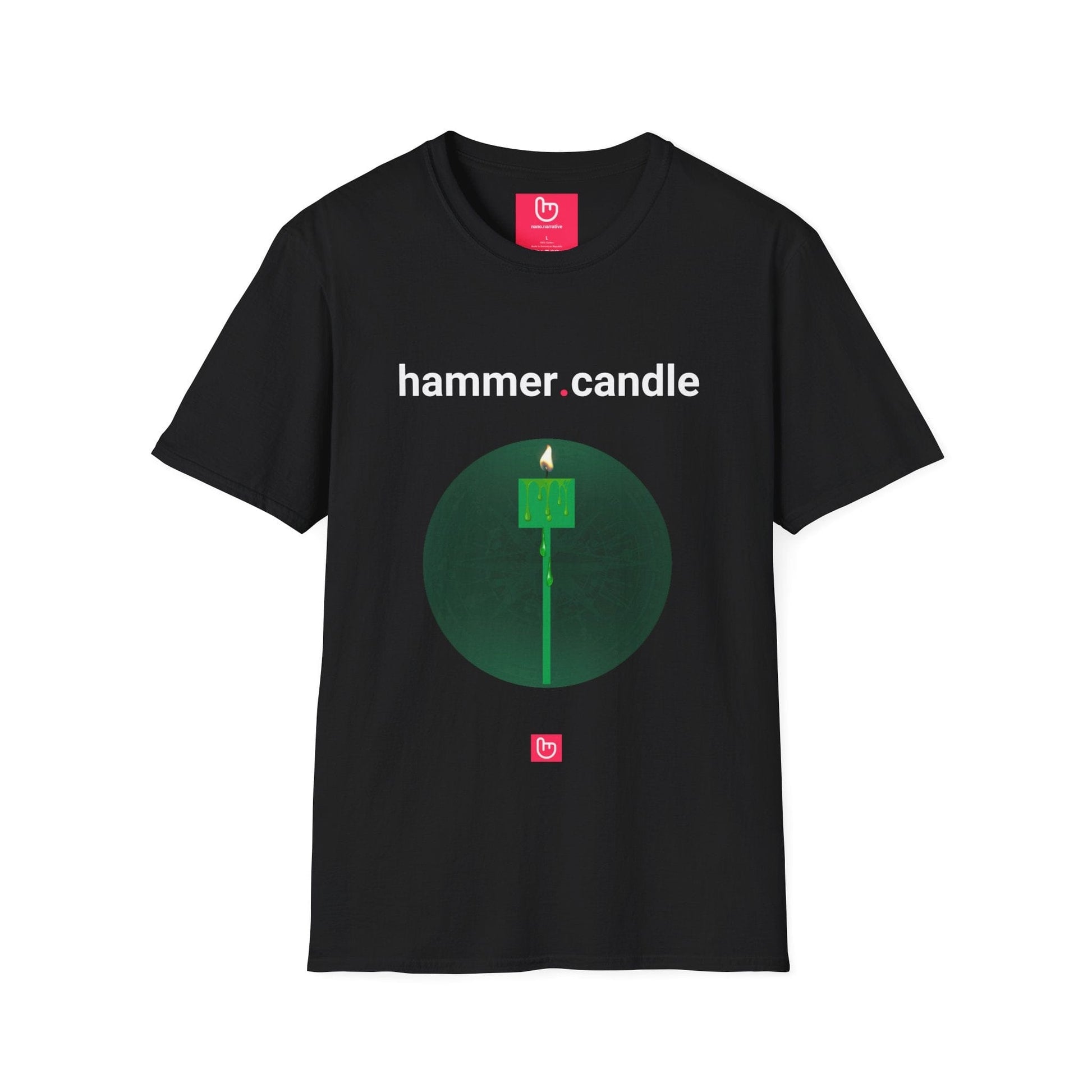 hammer.candle – Reversal Signal & Market Resilience | Price Action Tee - Unique Graphic Tee by nano.narrative