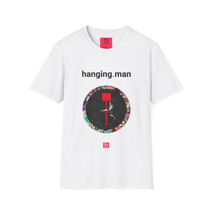 hanging.man – Bearish Warning | Unisex Trading Tee - Unique Graphic Tee by nano.narrative