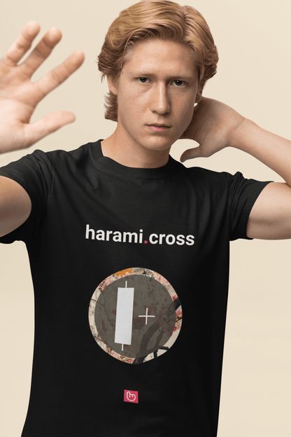 harami.cross – Trend Reversal Signal | Unisex Trading Tee - Unique Graphic Tee by nano.narrative