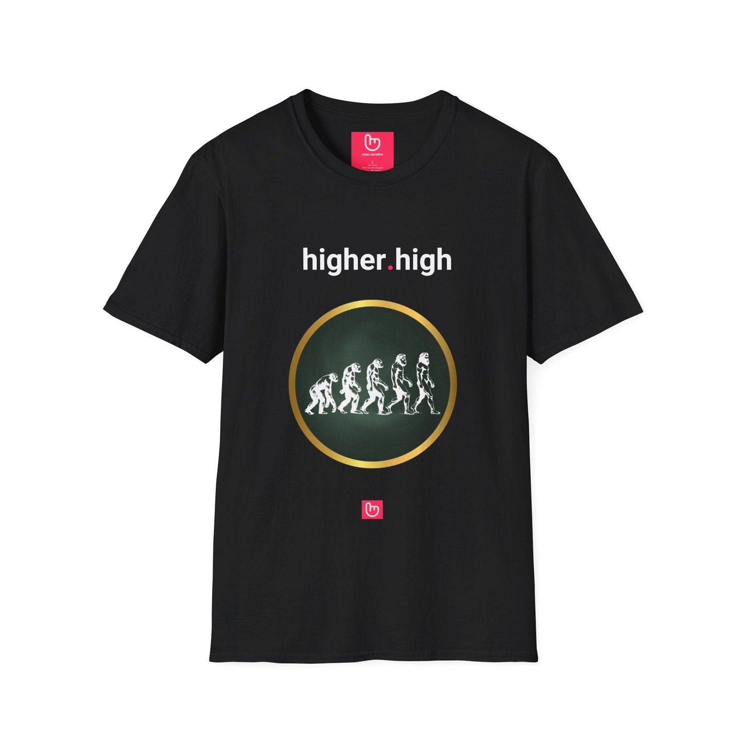 higher.high – Evolution of the Trend | Market Momentum Tee - Unique Graphic Tee by nano.narrative