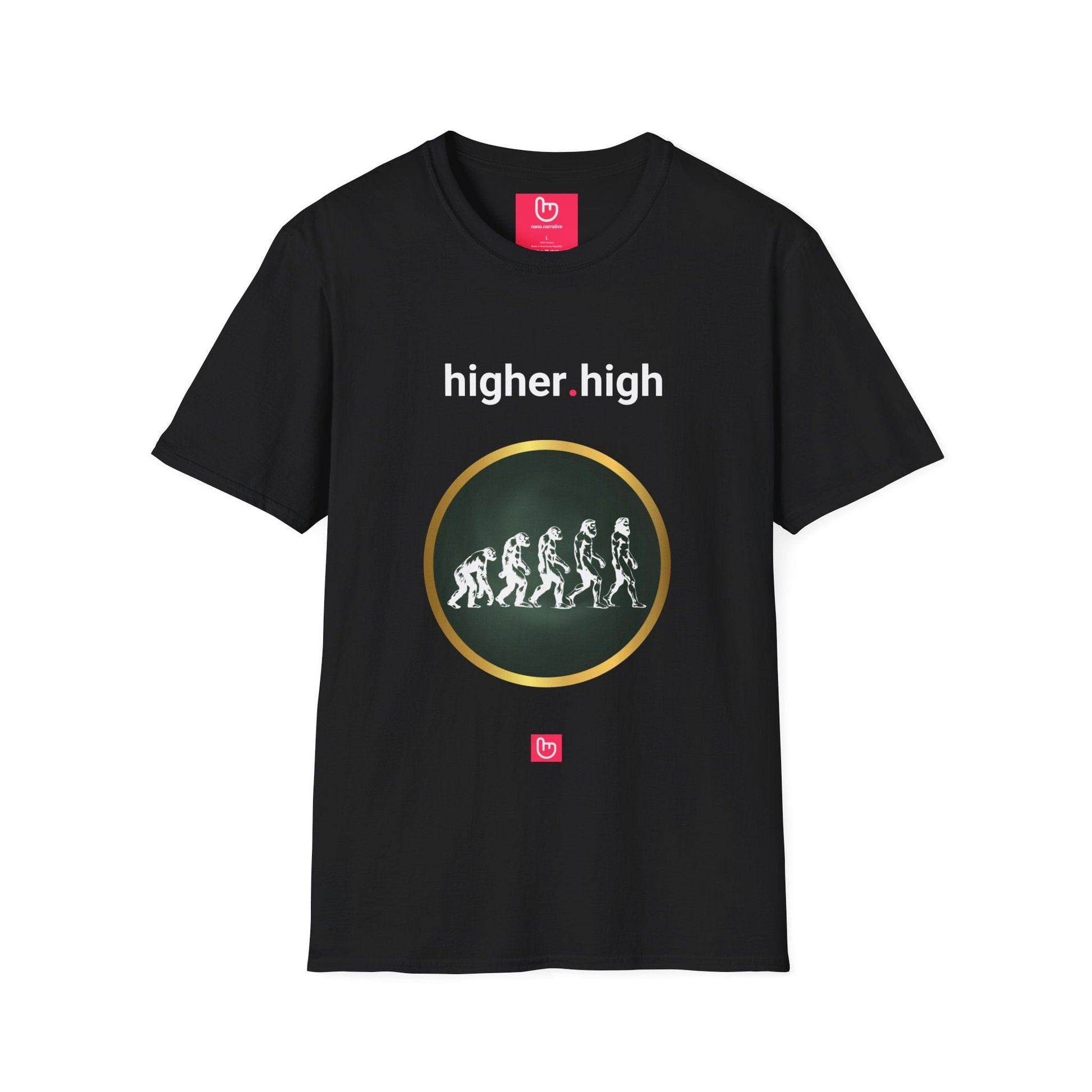 higher.high – Evolution of the Trend | Market Momentum Tee - Unique Graphic Tee by nano.narrative