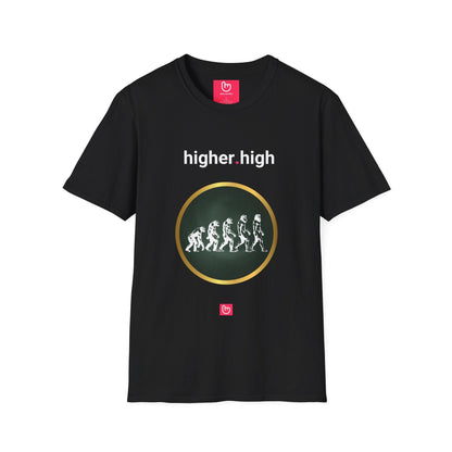 higher.high – Evolution of the Trend | Market Momentum Tee - Unique Graphic Tee by nano.narrative