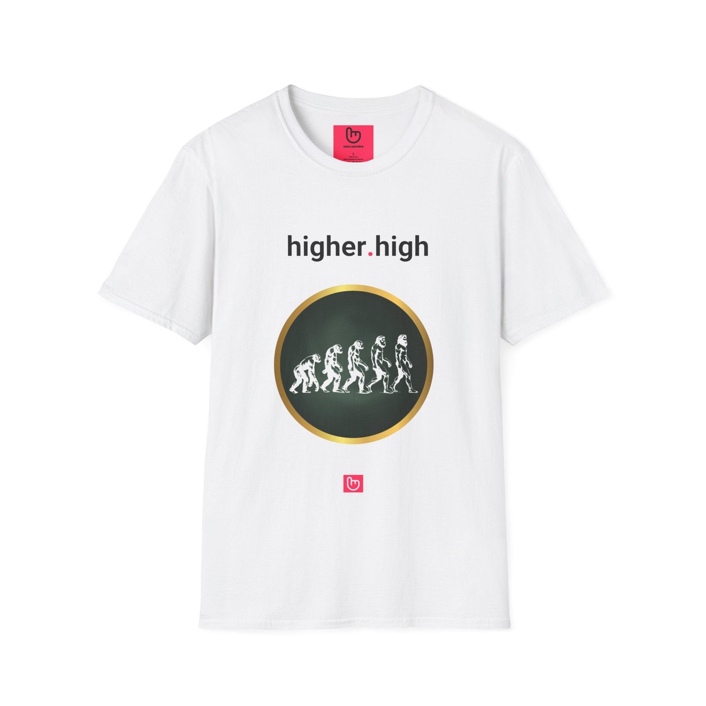 higher.high – Evolution of the Trend | Market Momentum Tee - Unique Graphic Tee by nano.narrative