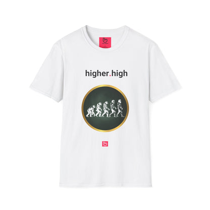higher.high – Evolution of the Trend | Market Momentum Tee - Unique Graphic Tee by nano.narrative