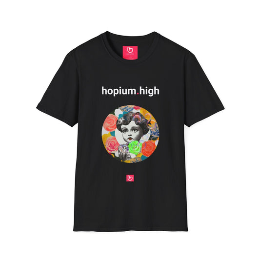 hopium.high – Irrational Dreams, Unrealized Gains | Trader Delusion Tee - Unique Graphic Tee by nano.narrative