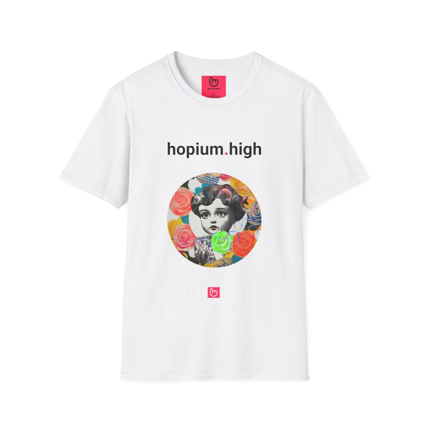 hopium.high – Irrational Dreams, Unrealized Gains | Trader Delusion Tee - Unique Graphic Tee by nano.narrative