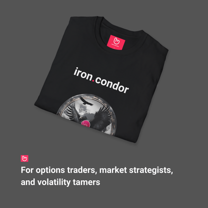 iron.condor – Precision & Control | Options Trading Tee - Unique Graphic Tee by nano.narrative