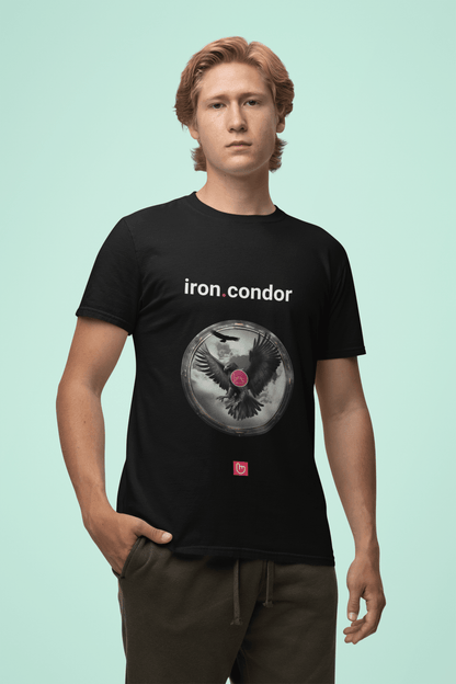 iron.condor – Precision & Control | Options Trading Tee - Unique Graphic Tee by nano.narrative