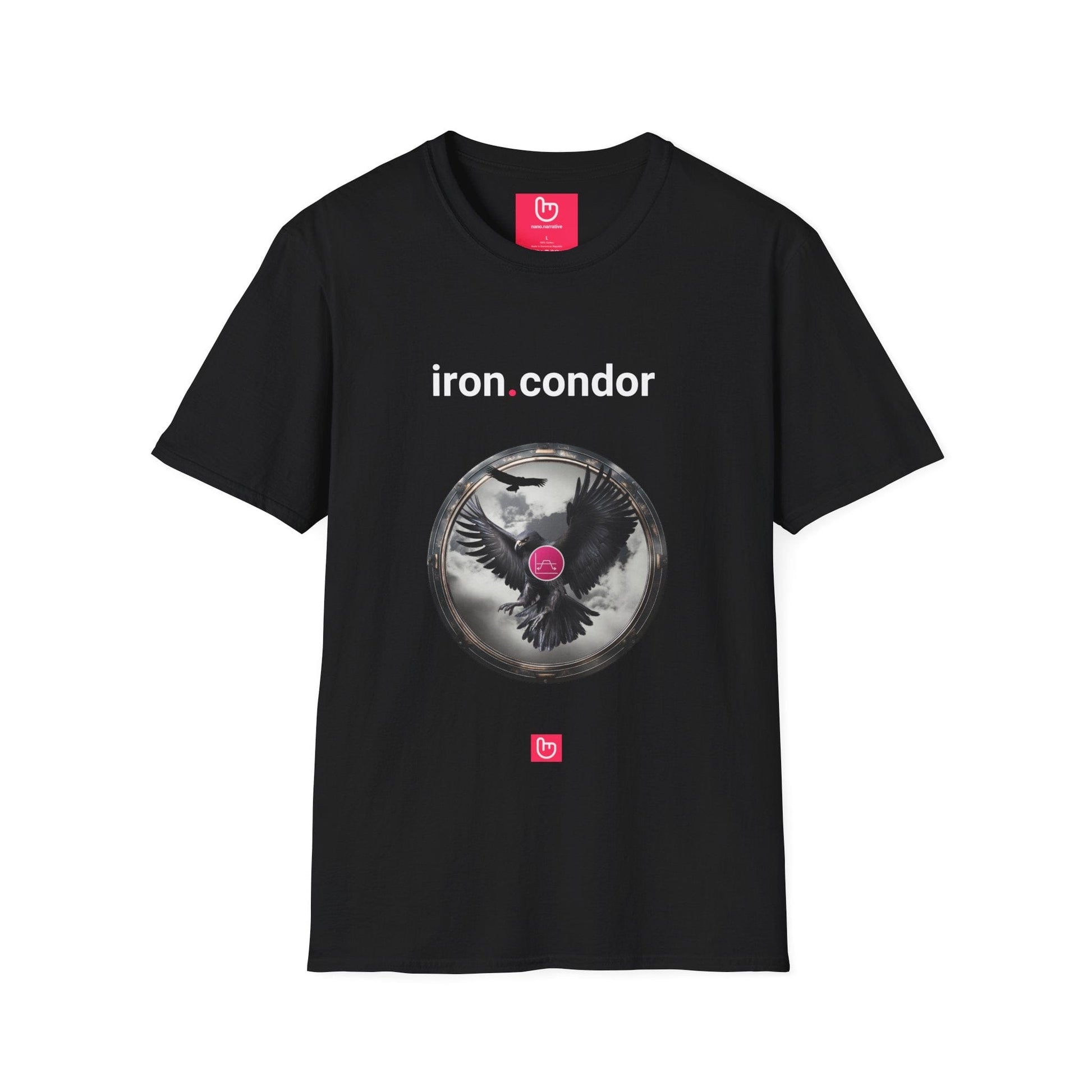 iron.condor – Precision & Control | Options Trading Tee - Unique Graphic Tee by nano.narrative