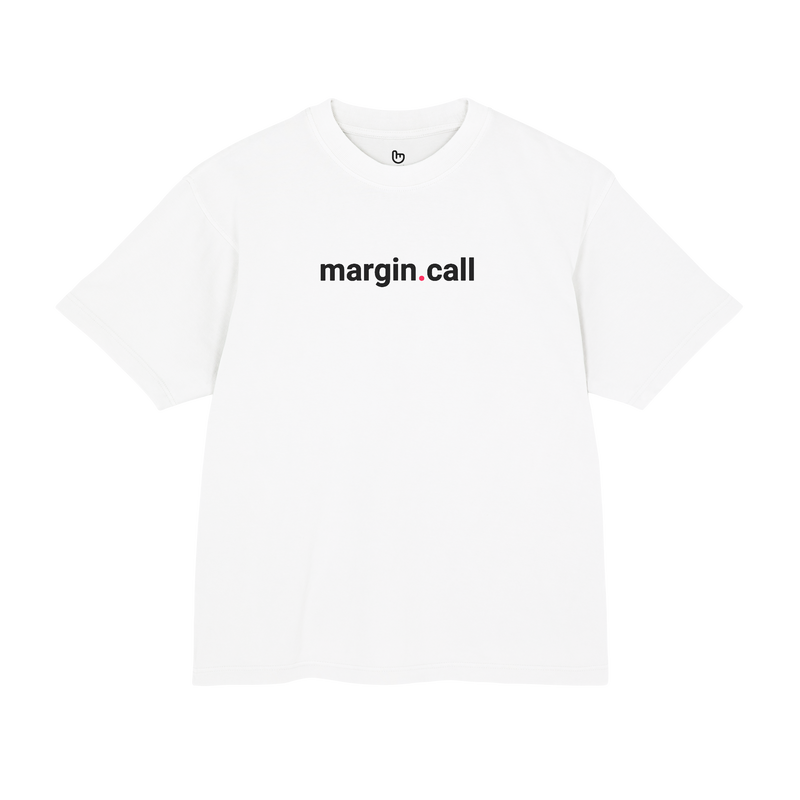 White margin.call nano.narrative T-shirt
