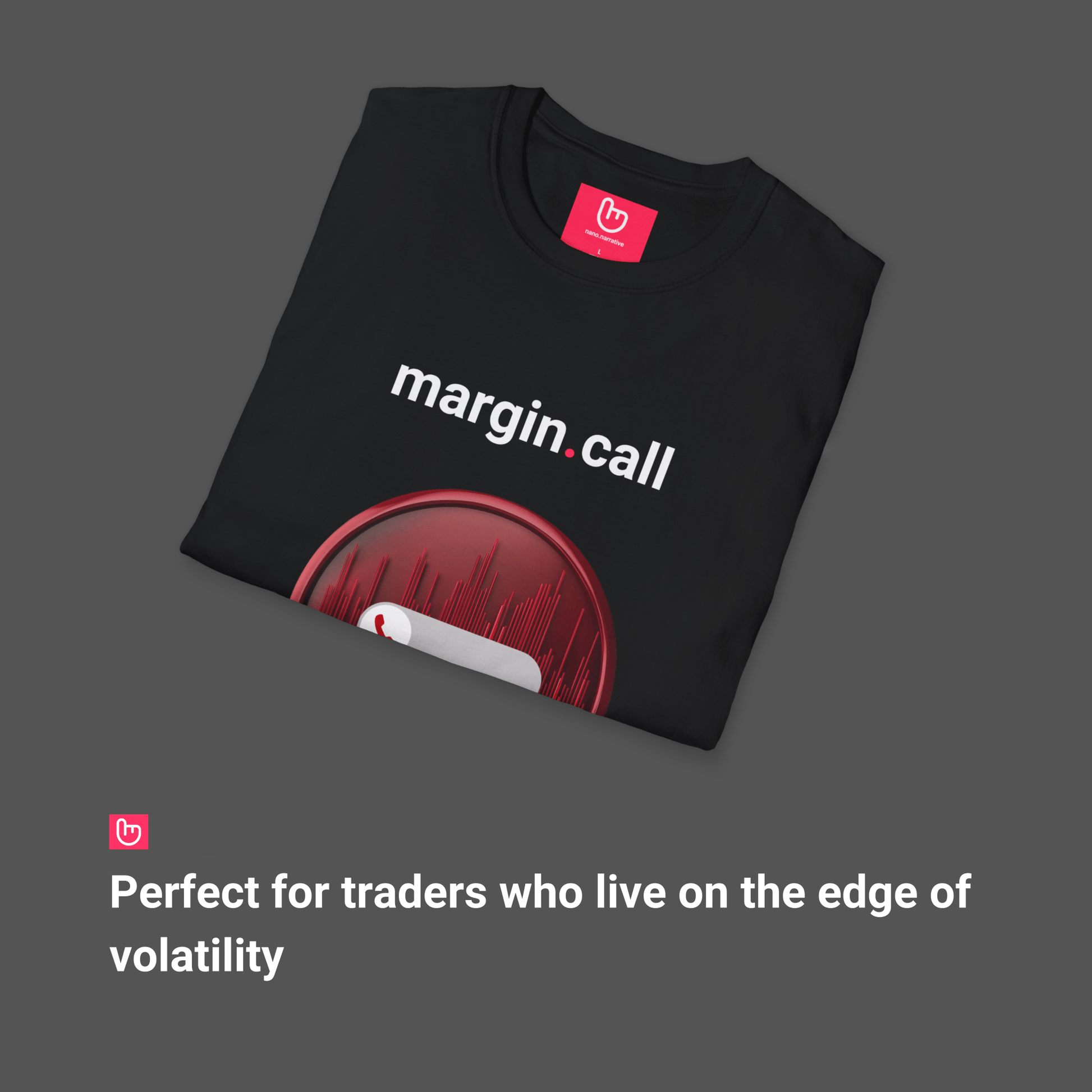 margin.call – The Moment of Reckoning | Risk Trader Tee - Unique Graphic Tee by nano.narrative