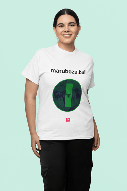 marubozu.bull – Unstoppable Momentum | Unisex Trader Tee - Unique Graphic Tee by nano.narrative
