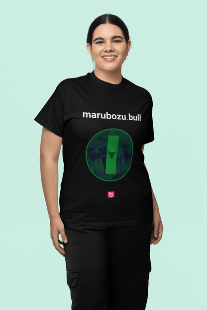 marubozu.bull – Unstoppable Momentum | Unisex Trader Tee - Unique Graphic Tee by nano.narrative