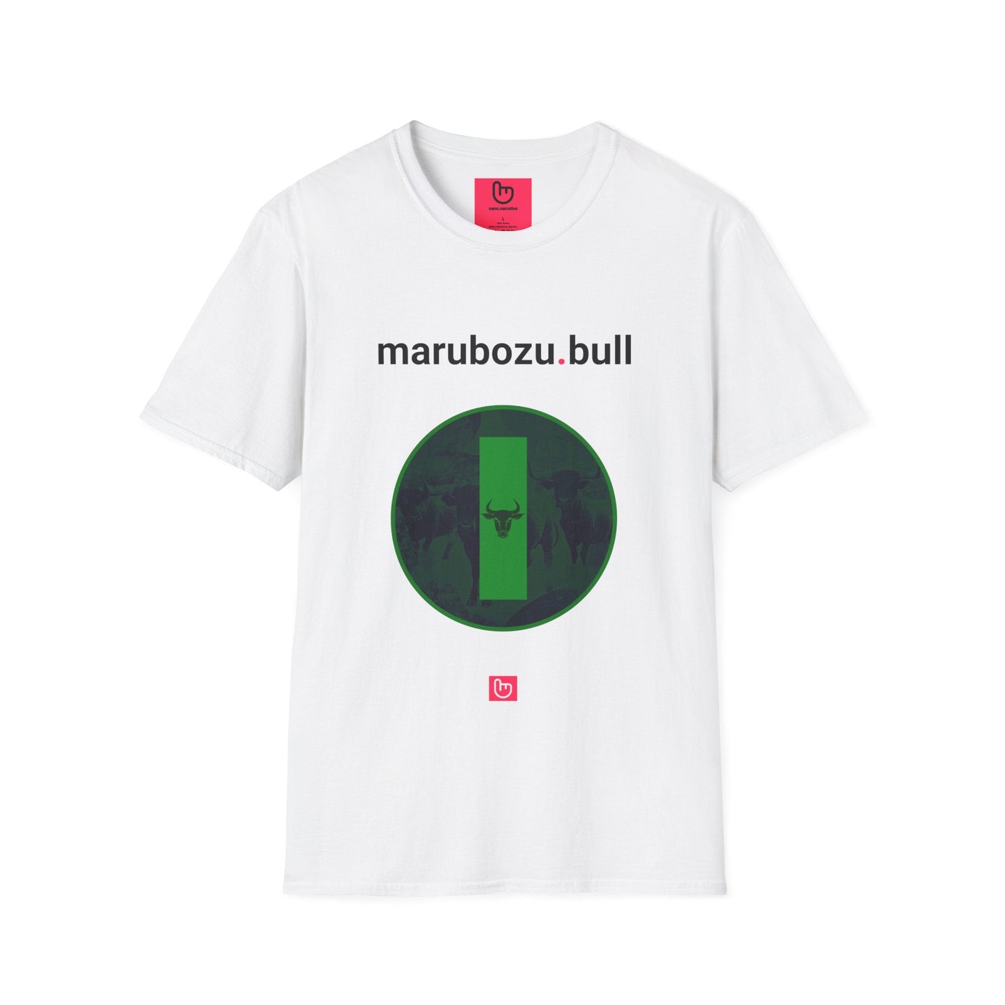 marubozu.bull – Unstoppable Momentum | Unisex Trader Tee - Unique Graphic Tee by nano.narrative