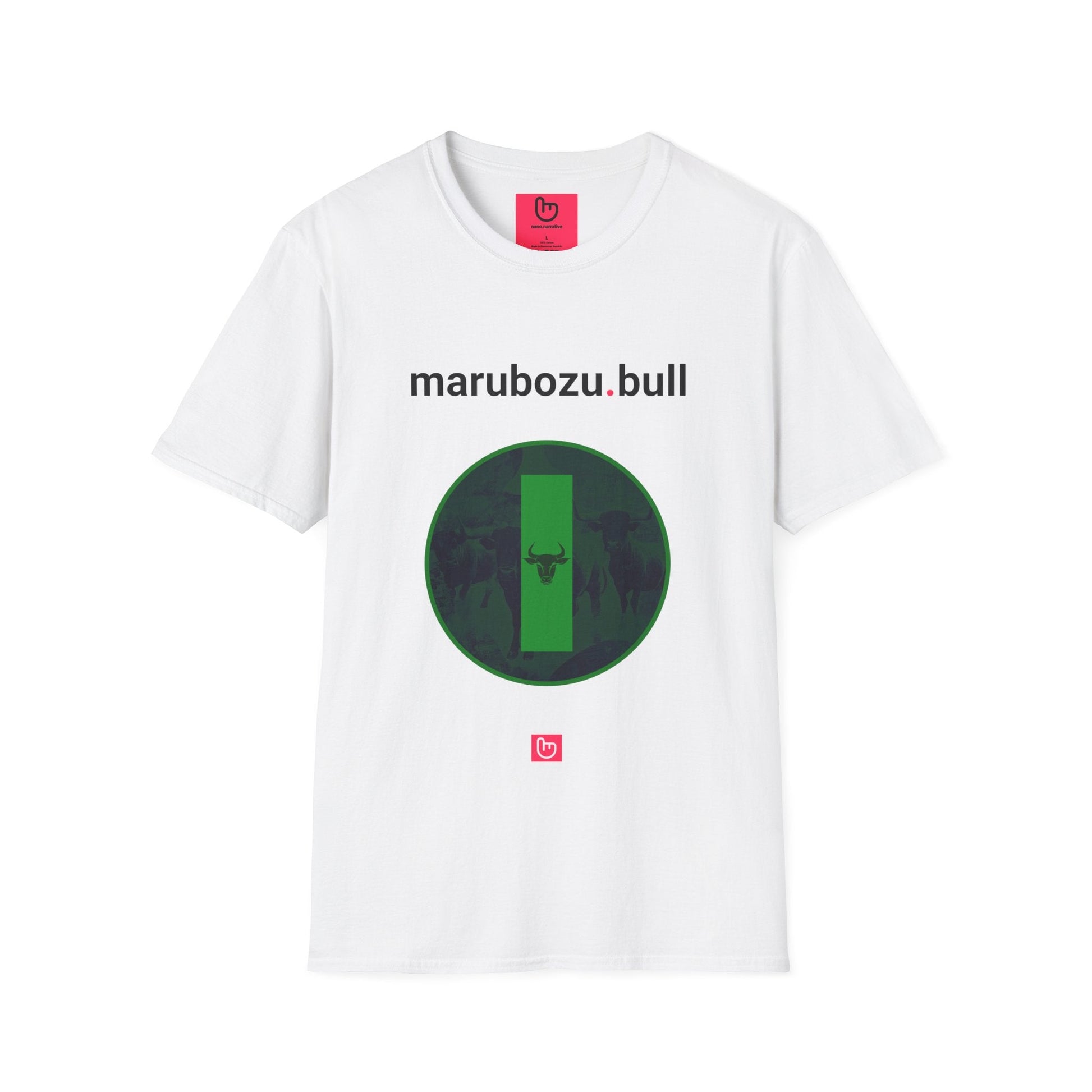 marubozu.bull – Unstoppable Momentum | Unisex Trader Tee - Unique Graphic Tee by nano.narrative