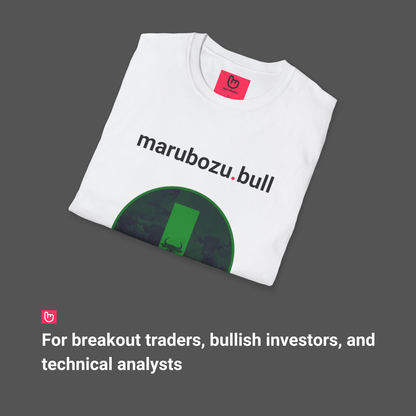 marubozu.bull – Unstoppable Momentum | Unisex Trader Tee - Unique Graphic Tee by nano.narrative