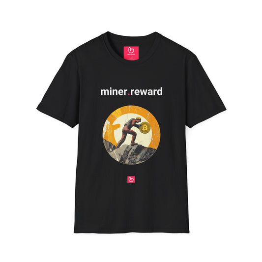 miner.reward – Proof of Work & Perseverance | Crypto Grit Tee - Unique Graphic Tee by nano.narrative