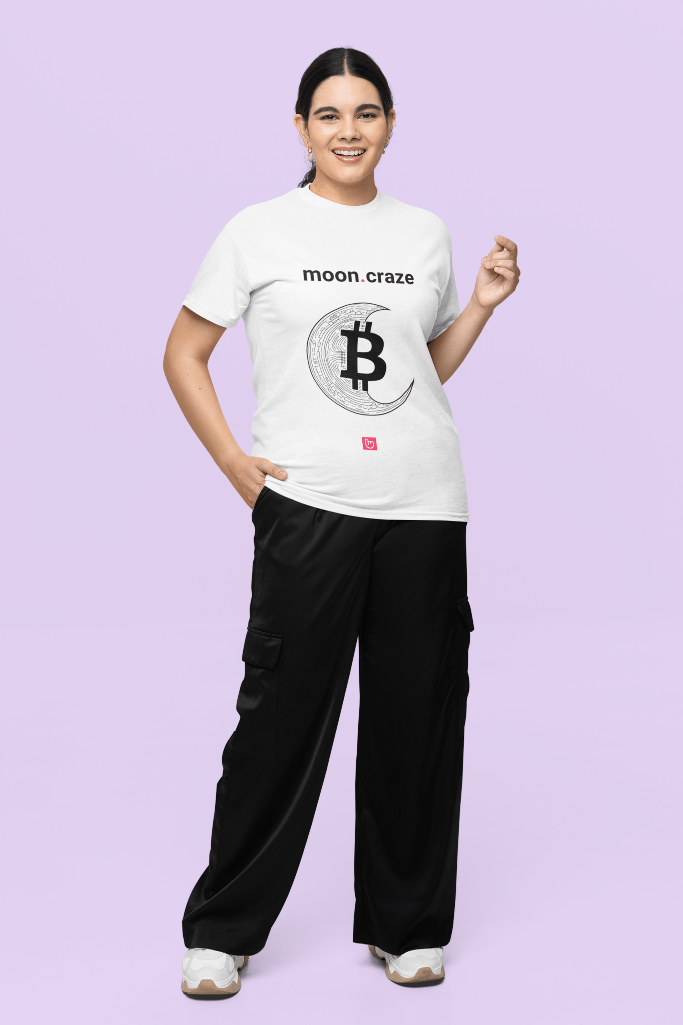 moon.craze – Bitcoin to the Moon | Unisex Crypto Graphic Tee - Unique Graphic Tee by nano.narrative