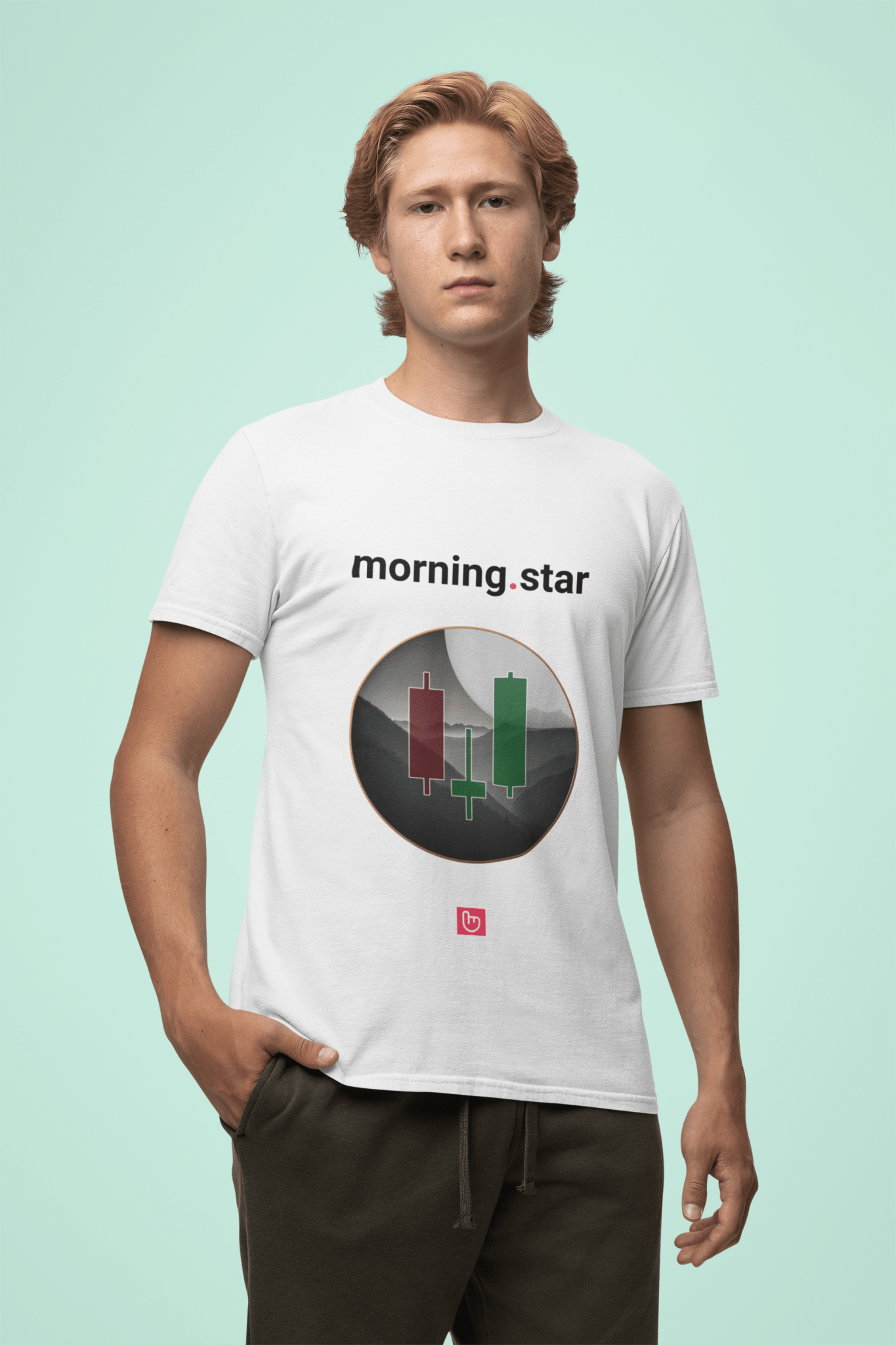 morning.star – Trend Reversal Signal | Unisex Trading Tee - Unique Graphic Tee by nano.narrative