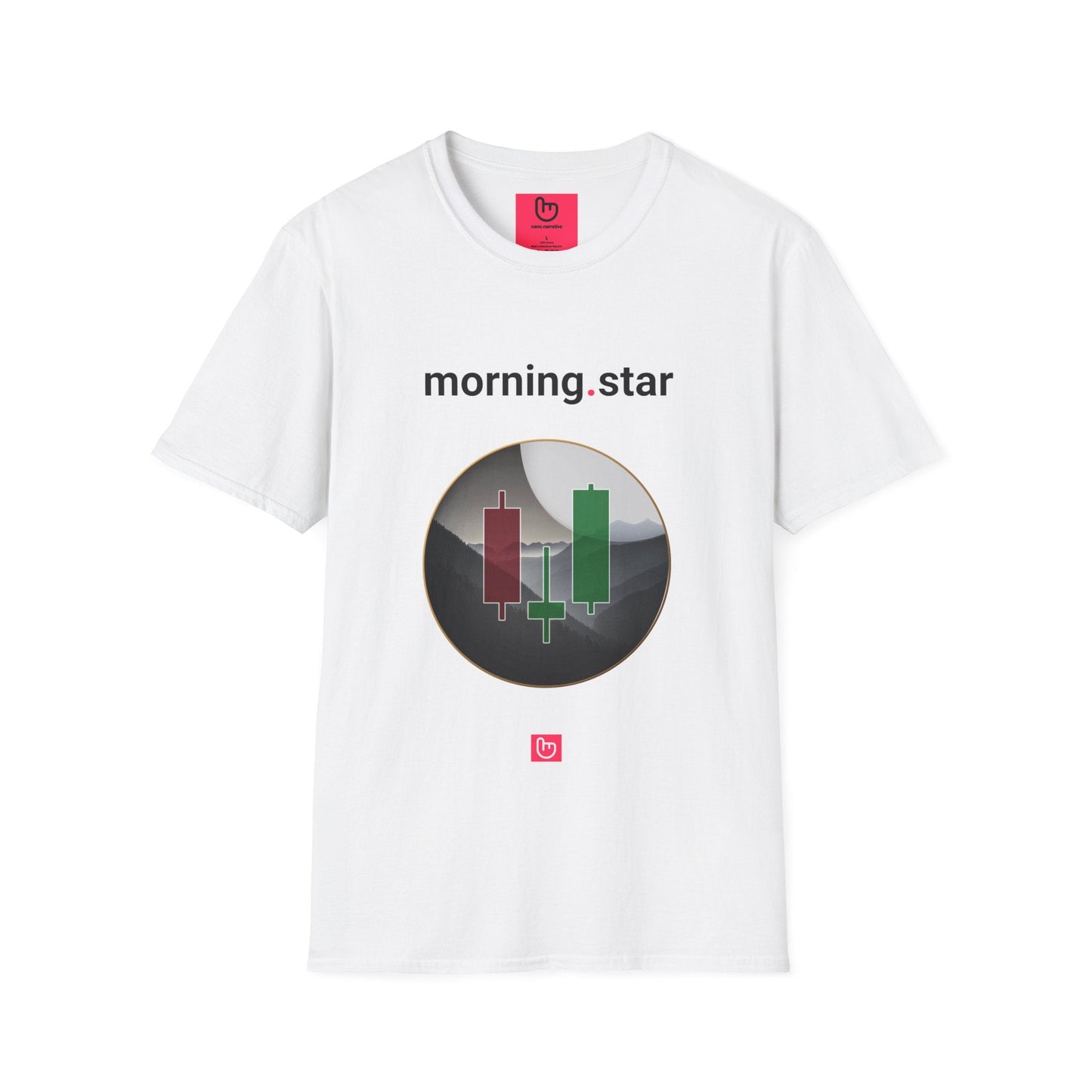 morning.star – Trend Reversal Signal | Unisex Trading Tee - Unique Graphic Tee by nano.narrative