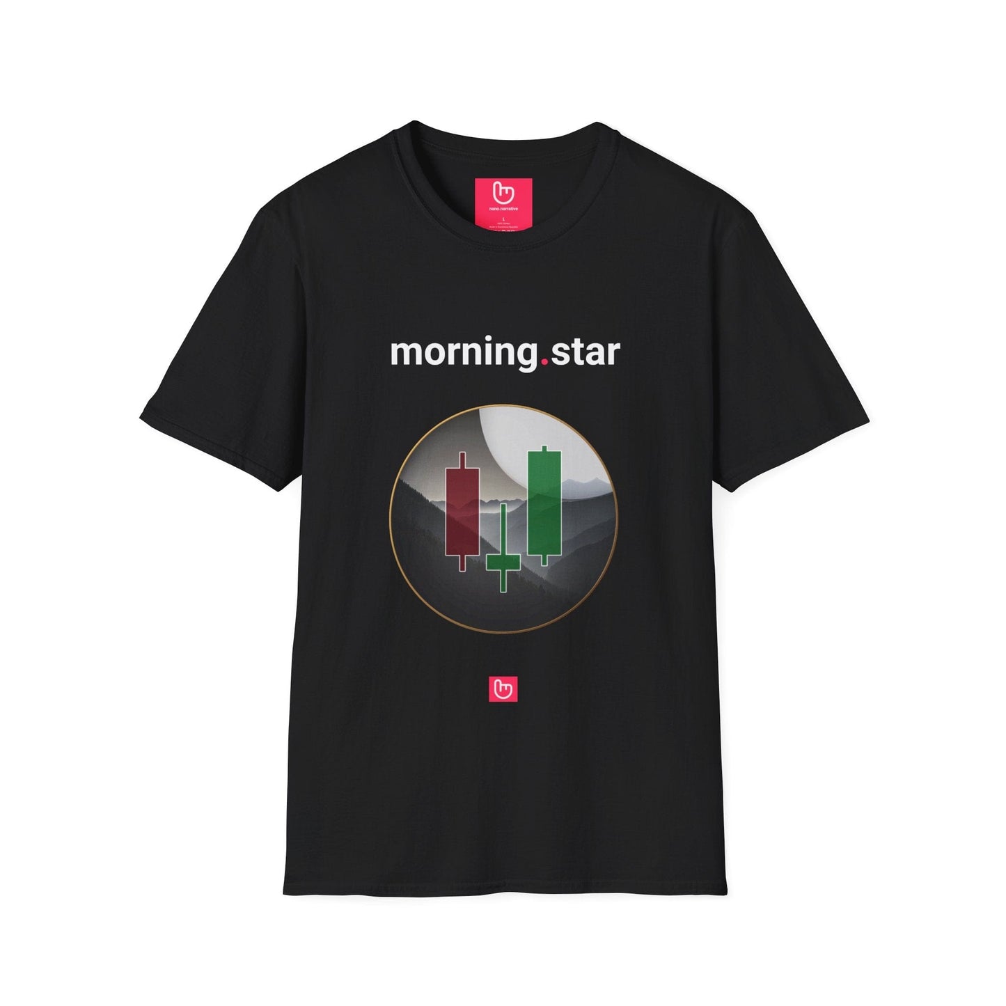 morning.star – Trend Reversal Signal | Unisex Trading Tee - Unique Graphic Tee by nano.narrative