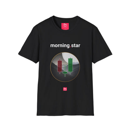 morning.star – Trend Reversal Signal | Unisex Trading Tee - Unique Graphic Tee by nano.narrative
