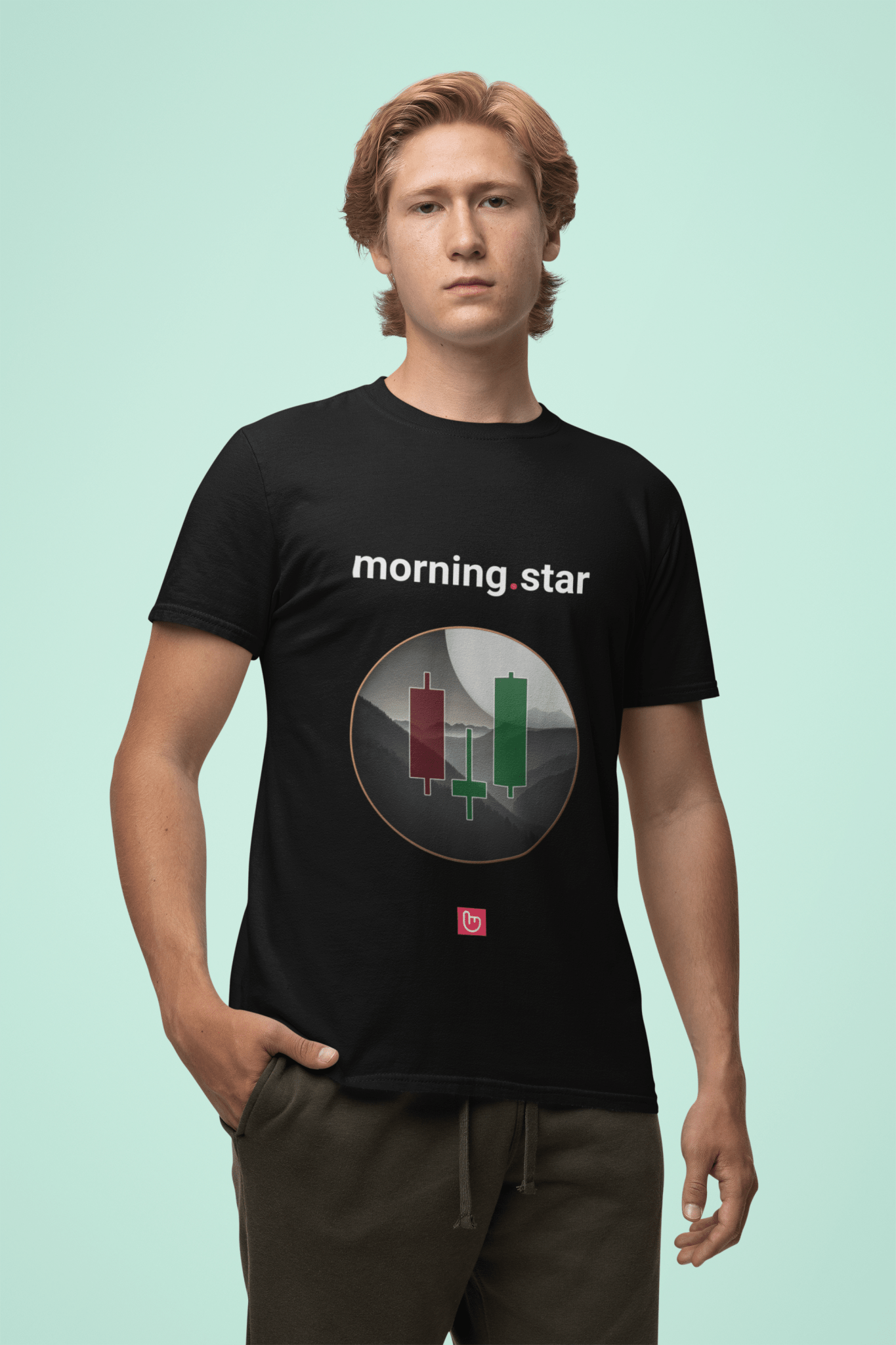 morning.star – Trend Reversal Signal | Unisex Trading Tee - Unique Graphic Tee by nano.narrative
