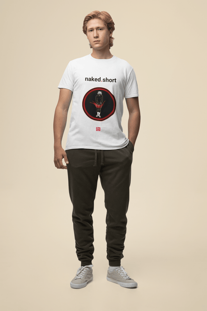 naked.short – High Risk, High Reward | Short Selling Tee - Unique Graphic Tee by nano.narrative