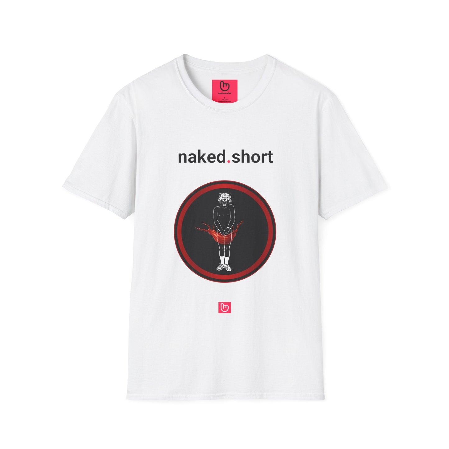 naked.short – High Risk, High Reward | Short Selling Tee - Unique Graphic Tee by nano.narrative