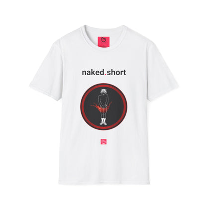 naked.short – High Risk, High Reward | Short Selling Tee - Unique Graphic Tee by nano.narrative
