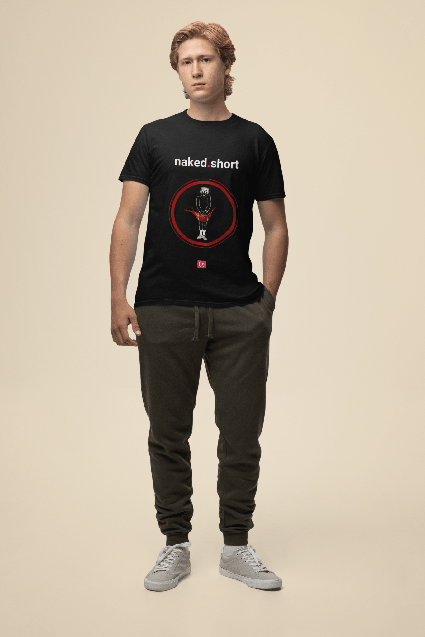 naked.short – High Risk, High Reward | Short Selling Tee - Unique Graphic Tee by nano.narrative