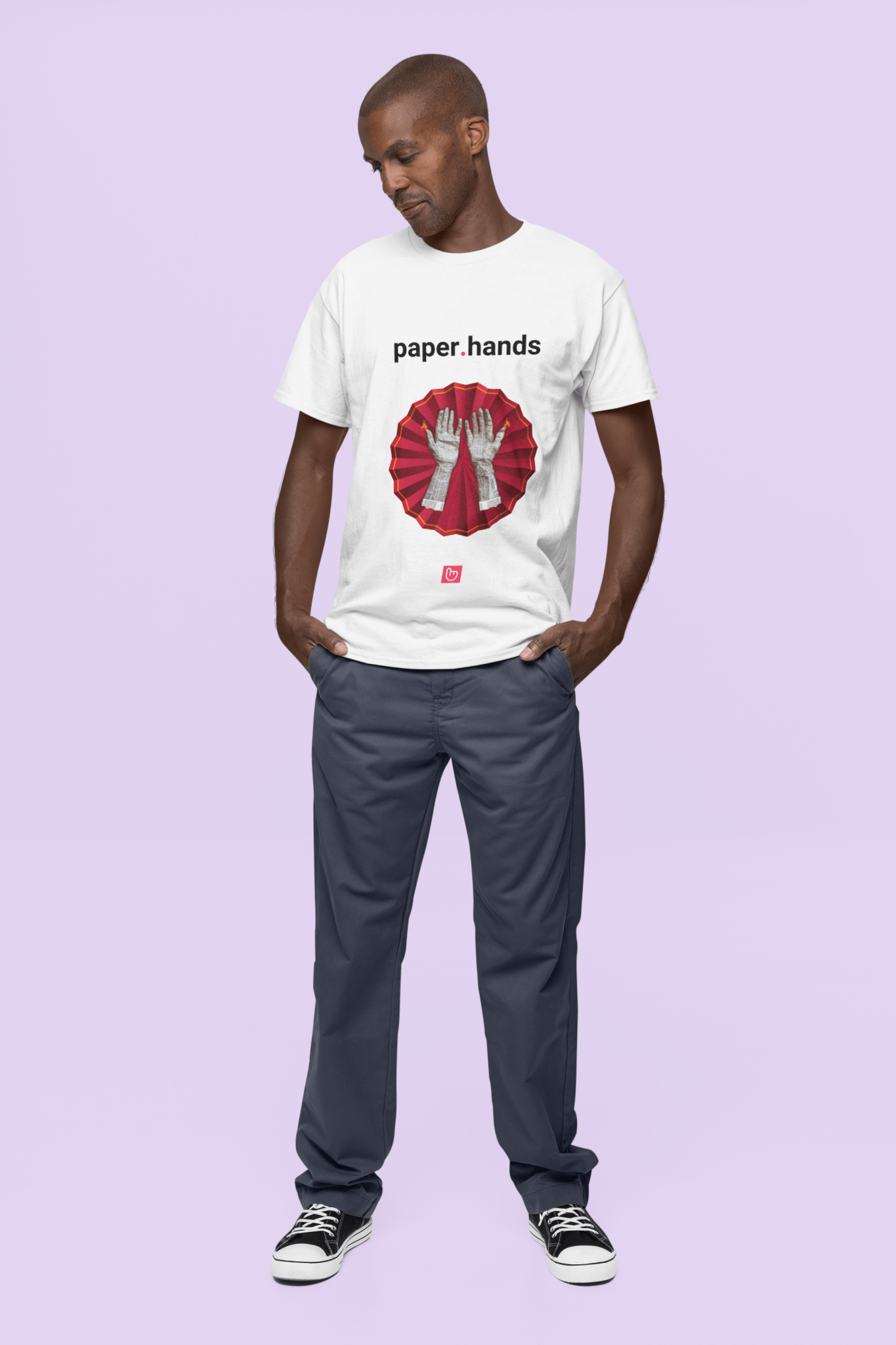 paper.hands – Fearful Exits, Regretful Moves | Weak Holders Tee - Unique Graphic Tee by nano.narrative