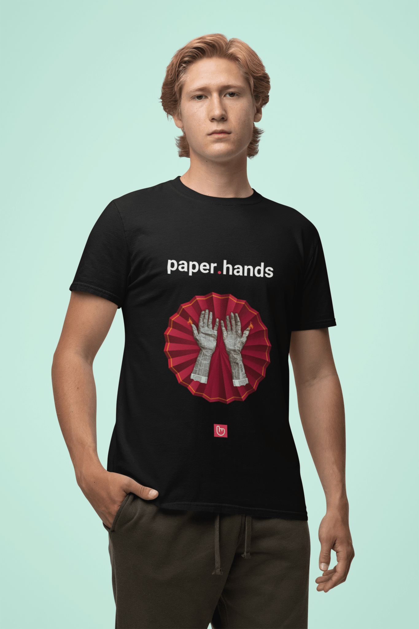 paper.hands – Fearful Exits, Regretful Moves | Weak Holders Tee - Unique Graphic Tee by nano.narrative