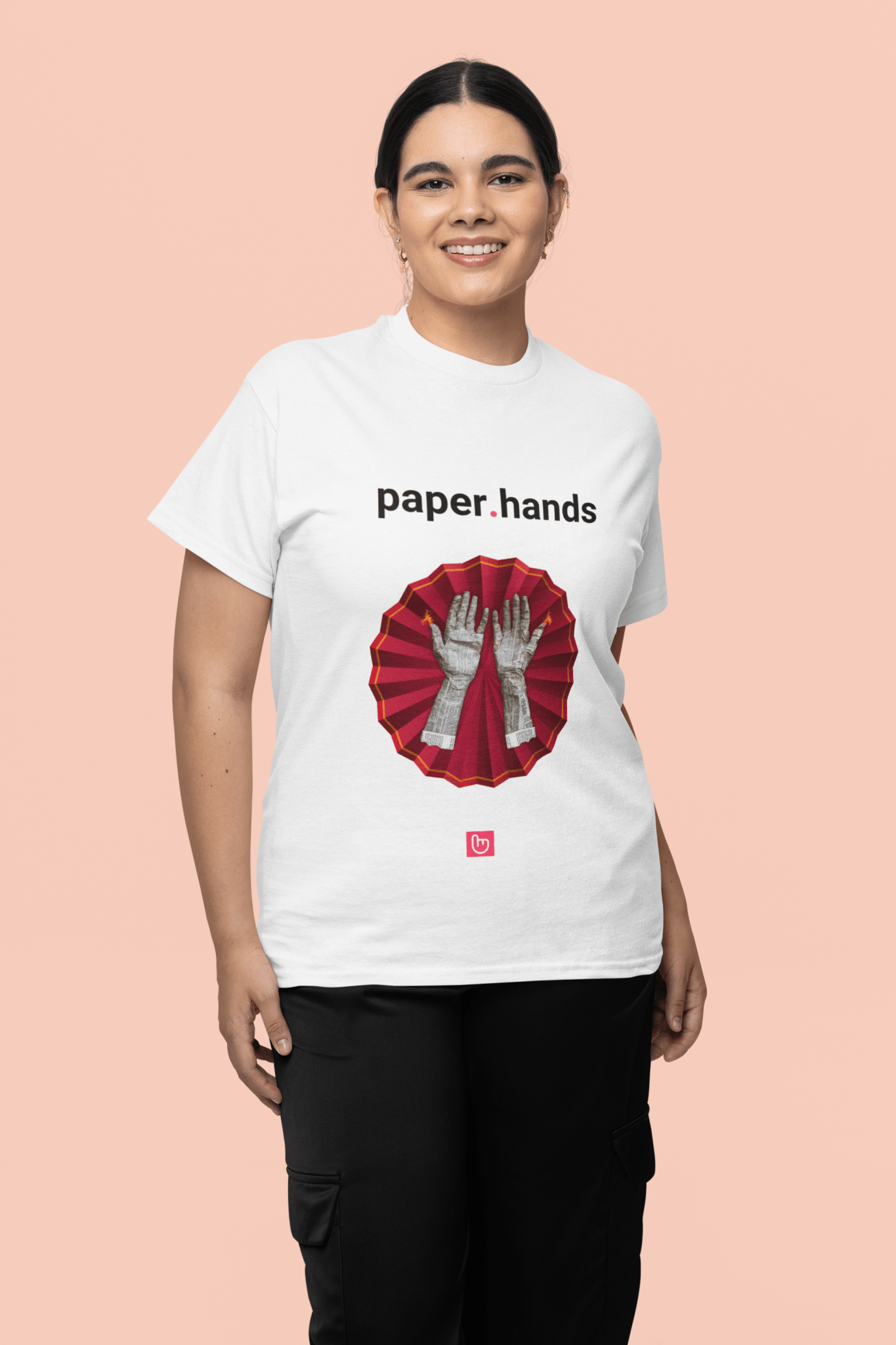 paper.hands – Fearful Exits, Regretful Moves | Weak Holders Tee - Unique Graphic Tee by nano.narrative