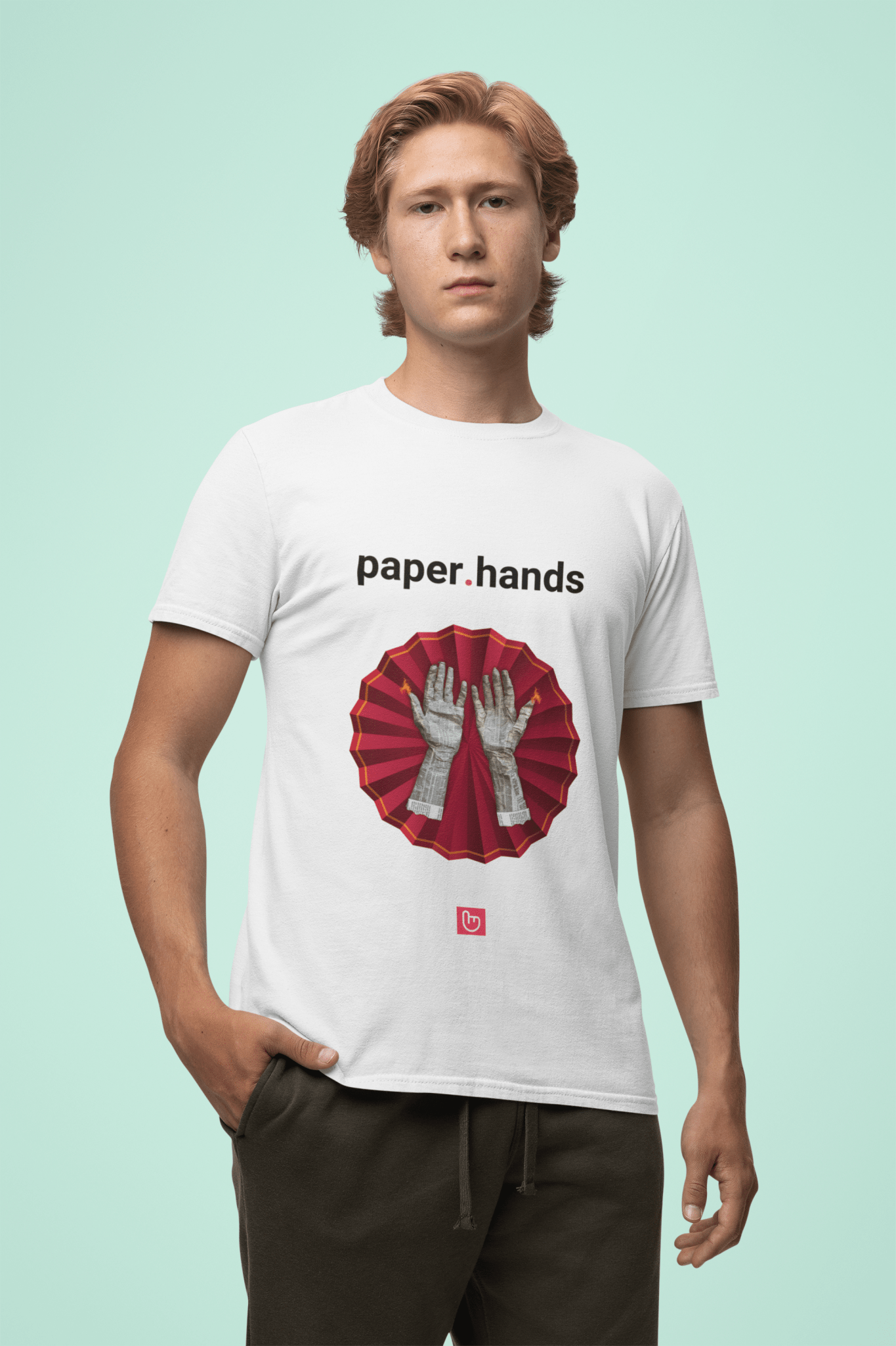 paper.hands – Fearful Exits, Regretful Moves | Weak Holders Tee - Unique Graphic Tee by nano.narrative