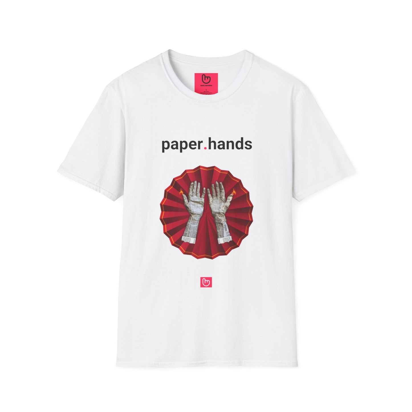 paper.hands – Fearful Exits, Regretful Moves | Weak Holders Tee - Unique Graphic Tee by nano.narrative