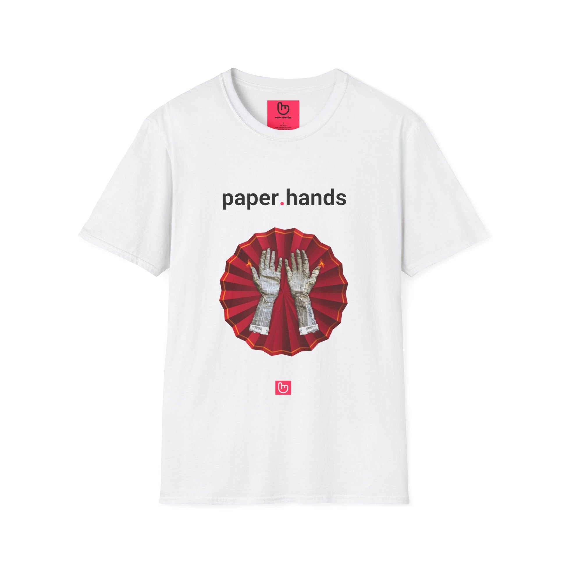 paper.hands – Fearful Exits, Regretful Moves | Weak Holders Tee - Unique Graphic Tee by nano.narrative