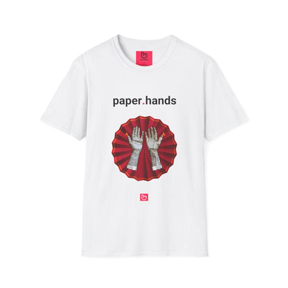 paper.hands – Fearful Exits, Regretful Moves | Weak Holders Tee - Unique Graphic Tee by nano.narrative