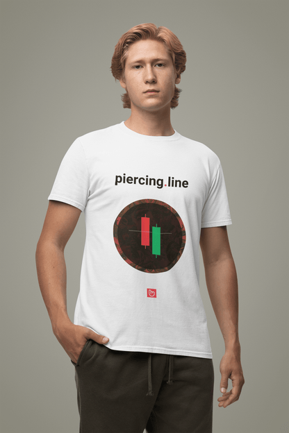 piercing.line – Bullish Reversal Signal | Unisex Trading Tee - Unique Graphic Tee by nano.narrative