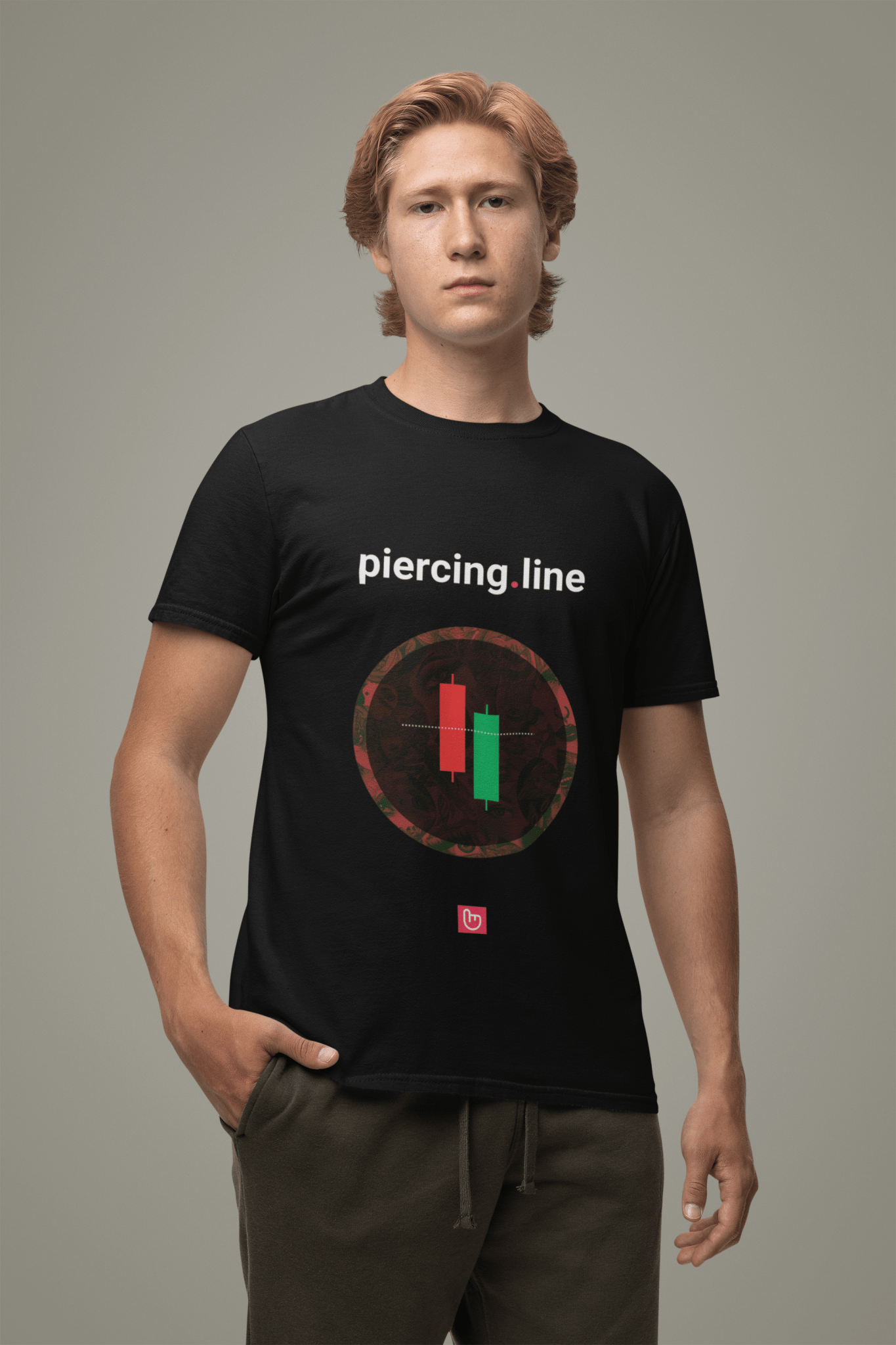 piercing.line – Bullish Reversal Signal | Unisex Trading Tee - Unique Graphic Tee by nano.narrative