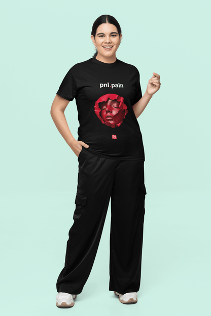 pnl.pain – Red Days Hit Different | Unisex Trading Tee - Unique Graphic Tee by nano.narrative