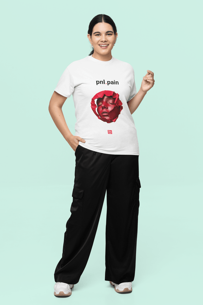 pnl.pain – Red Days Hit Different | Unisex Trading Tee - Unique Graphic Tee by nano.narrative