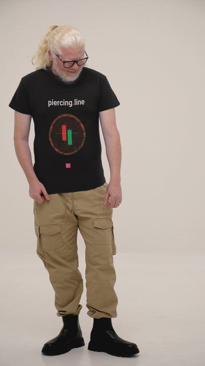piercing.line – Bullish Reversal Signal | Unisex Trading Tee