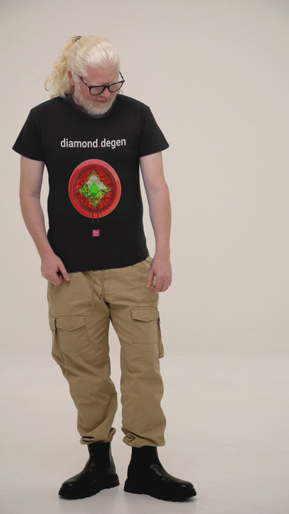 diamond.degen – Unshakable Conviction & Risk-Taking | HODL Tee