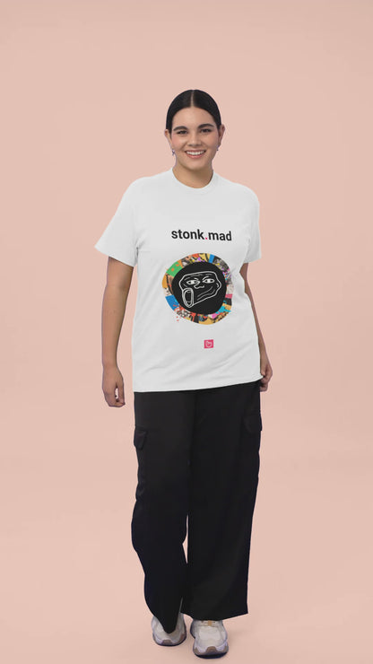 stonk.mad – When the Market Breaks You | Unisex Meme Tee