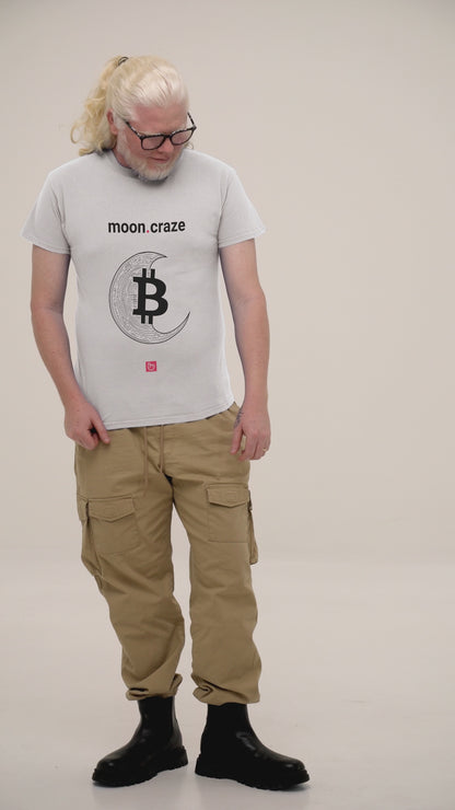 moon.craze – Bitcoin to the Moon | Unisex Crypto Graphic Tee