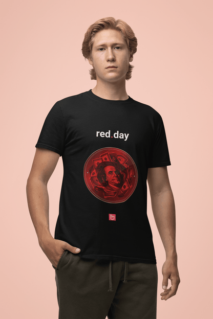 red.day – Market Bloodbath | Unisex Trading Tee - Unique Graphic Tee by nano.narrative
