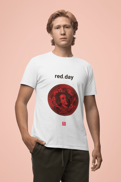 red.day – Market Bloodbath | Unisex Trading Tee - Unique Graphic Tee by nano.narrative