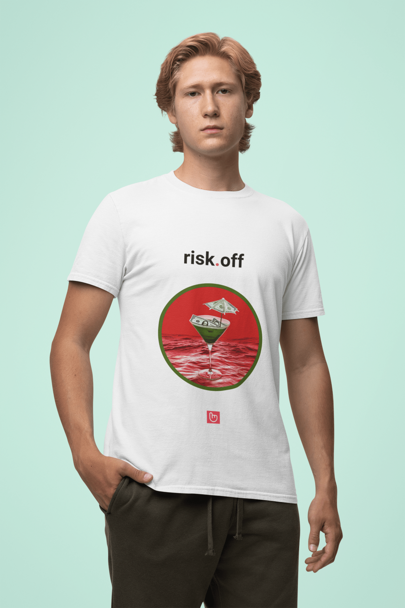 risk.off – Flight to Safety | Unisex Defensive Play Tee - Unique Graphic Tee by nano.narrative